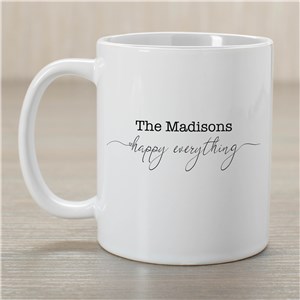 Personalized Happy Everything Coffee Mug