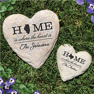 Personalized Home State Garden Stone