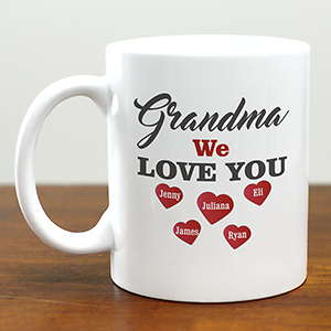 Personalized We Love You Mug