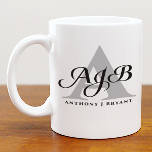 Personalized Initials & Name Coffee Mug