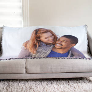 Personalized Love Photo Tapestry Throw