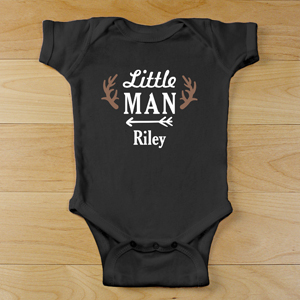 Personalized Little Man Bodysuit