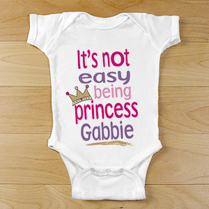 Personalized Princess Baby Outfit