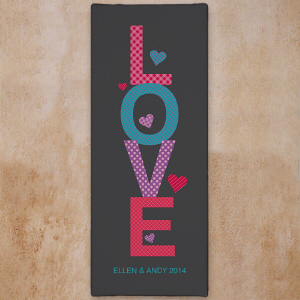 Personalized Love Wall Canvas