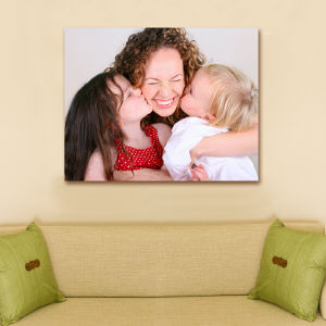 Personalized Photo Canvas with Message