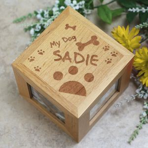 Engraved My Dog Photo Cube