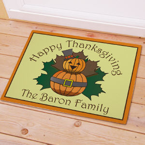 Personalized Thanksgiving Doormat