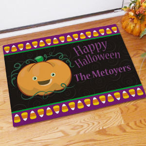 Personalized Halloween Floor Mat