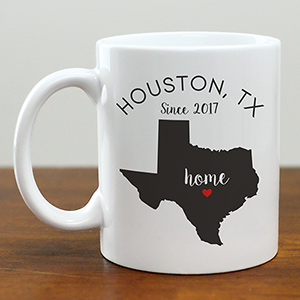 Personalized Home State Mug