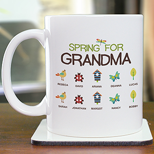 Personalized Spring Garden Mug