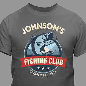 Personalized Fishing T-Shirt for Him