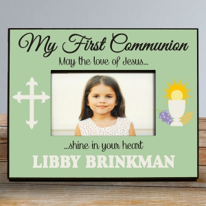 My First Communion Frame in Green