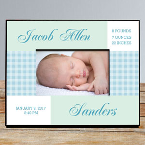 Personalized Baby Information Printed Frame