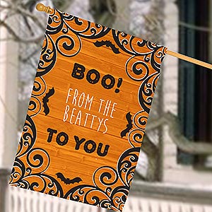 Personalized Boo to You House Flag