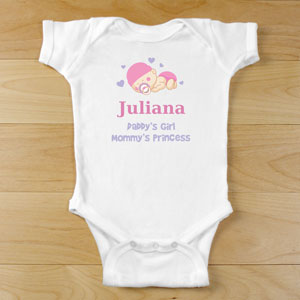 Personalized Sleeping Baby Creeper