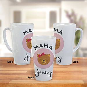 Personalized Mama Bear Latte Mug