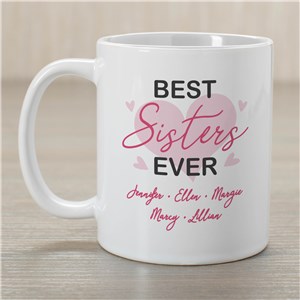 Personalized Best Sister Ever Coffee Mug