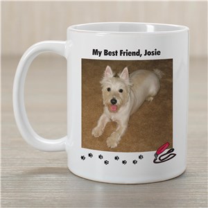 My Best Friend Dog Personalized Photo Coffee Mug