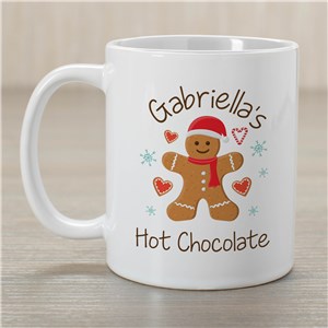 Personalized Gingerbread Hot Chocolate Mug