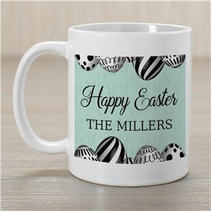 Personalized Happy Easter Eggs Mug
