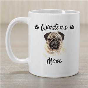 Personalized Dog Mom Coffee Mug
