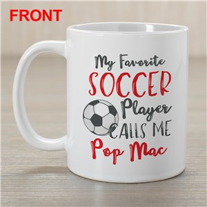 Personalized My Favorite Sports Player Calls Me Coffee Mug