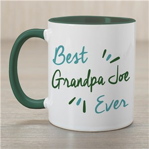 Personalized Best Ever with Dashes Mug