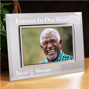 Forever In Our Hearts Memorial Mirror Picture Frame