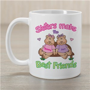 Sisters, Best Friends Coffee Mug