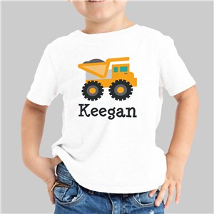 Personalized Truck Boy's Youth T-Shirt