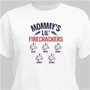 Personalized Grandma's Lil' Firecrackers T-Shirt