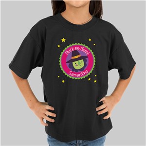 Personalized Trick Or Treat Witch T-Shirt