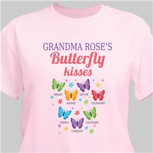 Personalized Butterfly Kisses T-Shirt