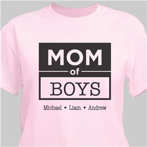 Personalized Mom/Dad of Boys/Girls T-Shirt