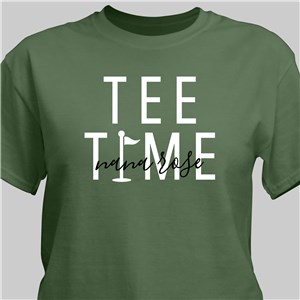Personalized Tee Time T-Shirt