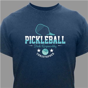 Personalized Pickleball Dink Responsibly T-Shirt