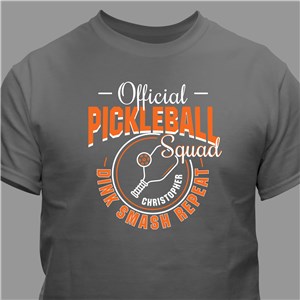 Personalized Official Pickleball Squad T-Shirt
