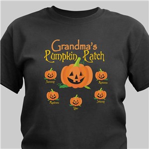 Pumpkin Family Black T-Shirt