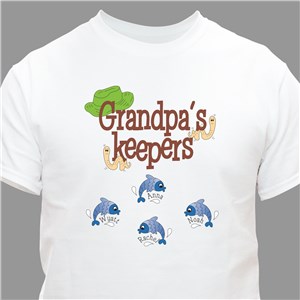 Personalized Fisherman's Keepers T-shirt