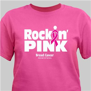 Rockin Pink Breast Cancer Awareness T-Shirt