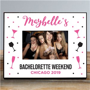Personalized Bachelorette Weekend Printed Picture Frame