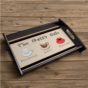 Personalized Cafe Serving Tray