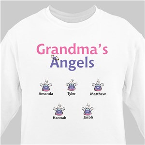 Personalized Grandma's Little Angels Sweatshirt