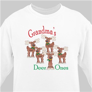 Personalized Reindeer Sweatshirt