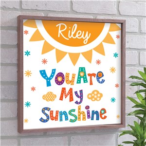 Personalized You Are My Sunshine Wall Decor