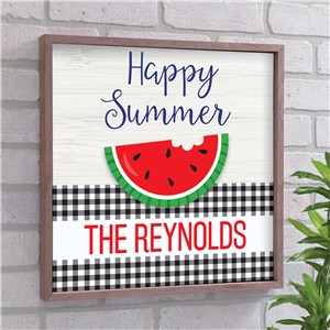 Personalized Happy Summer 10x10 Pallet Sign