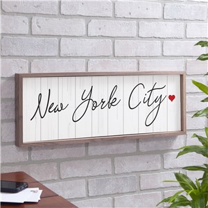 Personalized Custom Message On Wood Background Wall Sign