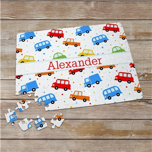 Personalized Cars Puzzle