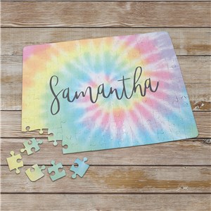 Personalized Tie Dye Puzzle