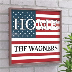 Personalized Patriotic Home Wall Decor